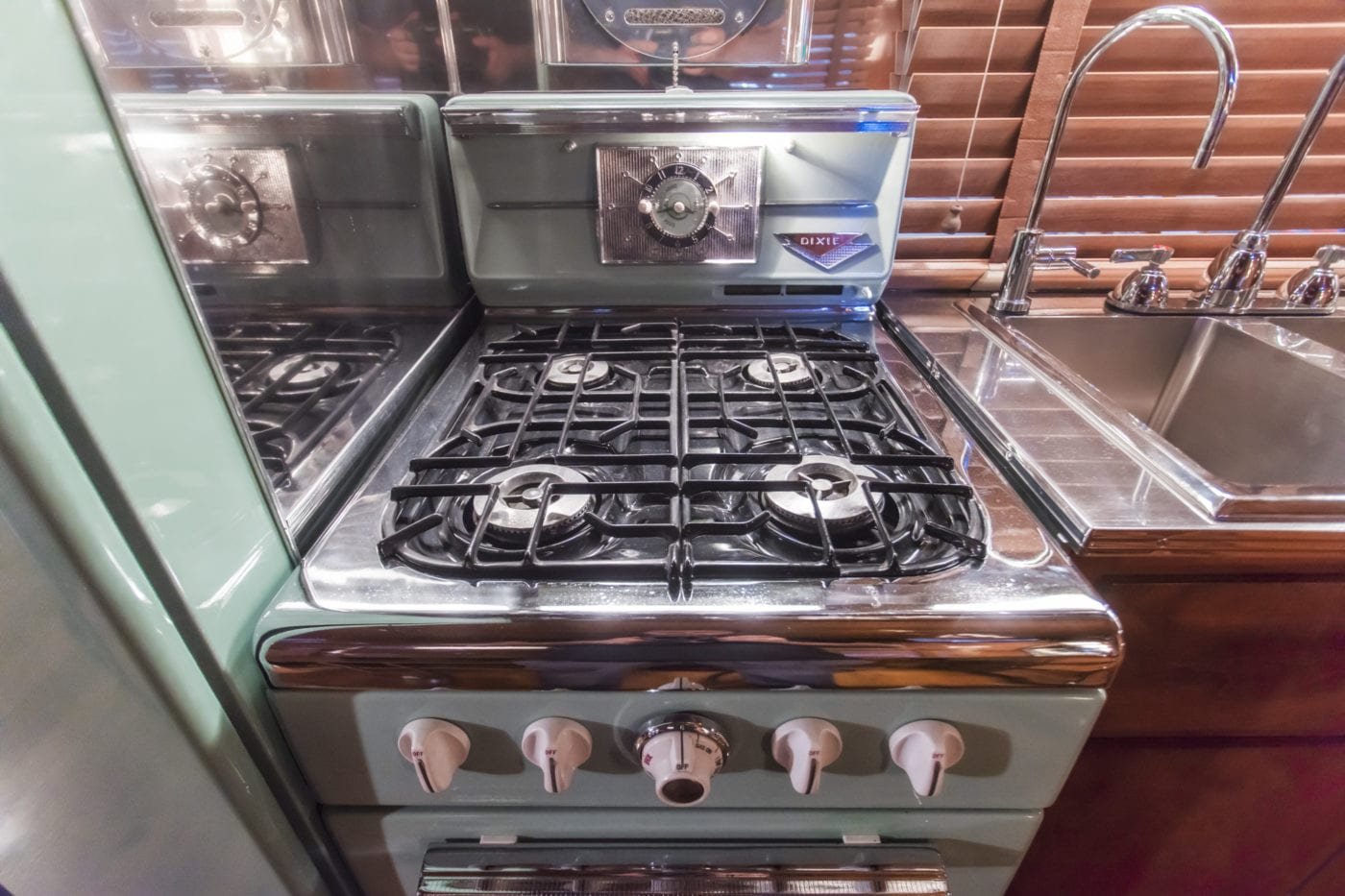 Restored Dixie Permaview stove